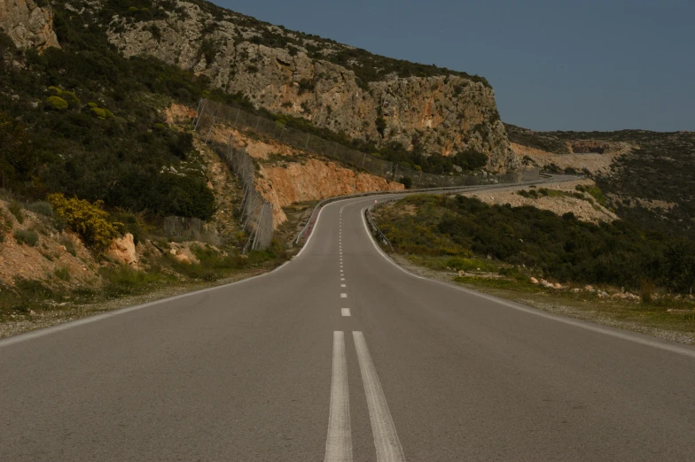 a curve in the road looks as if it could be going backwards