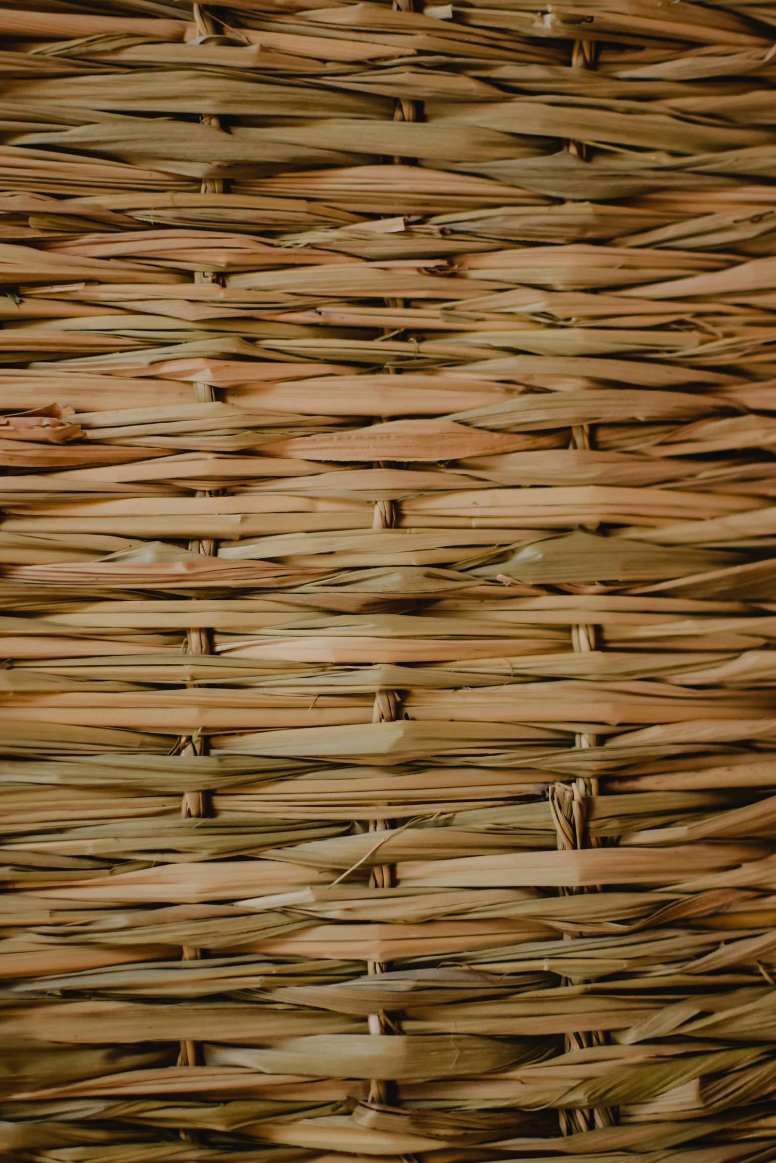 a large woven wicker is shown with the end of it's wood