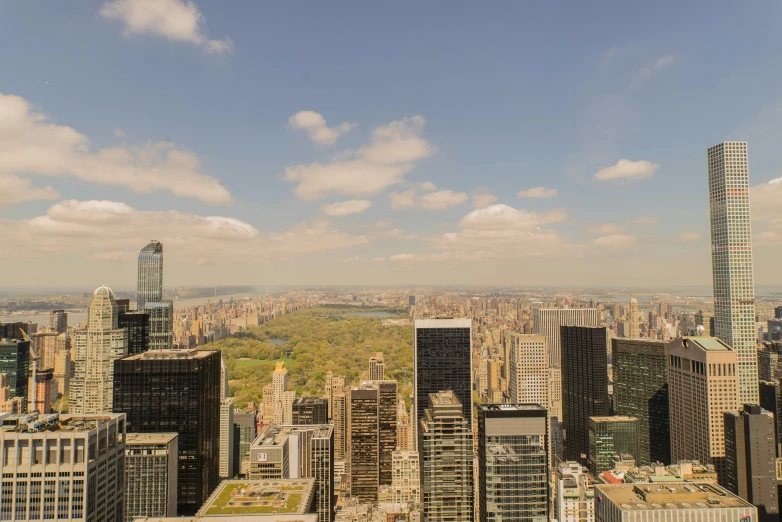 a view of the city from a high point