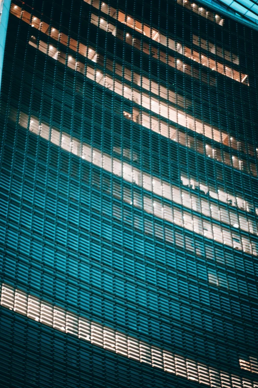 a window made out of woven material is seen here