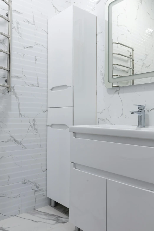 a bathroom with a sink, toilet and shower in it