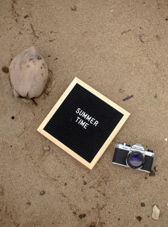 a picture of an object laying on the sand