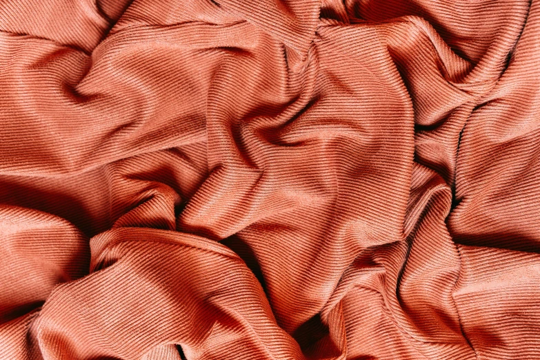 an orange material that is close up