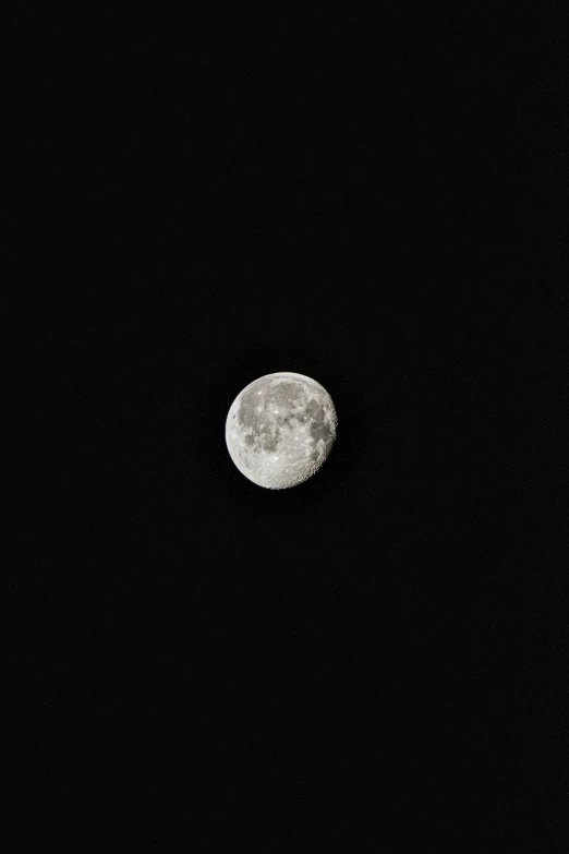 a pograph of a full moon in a black sky