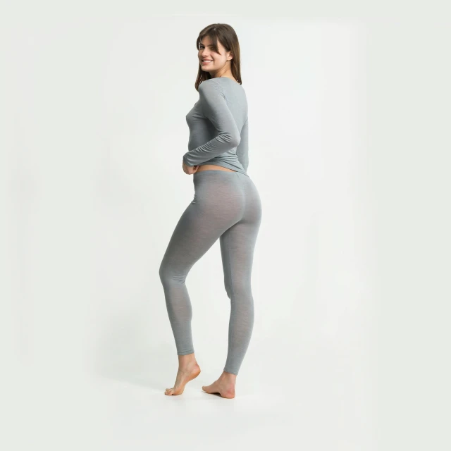 woman in grey sports suit and  legs