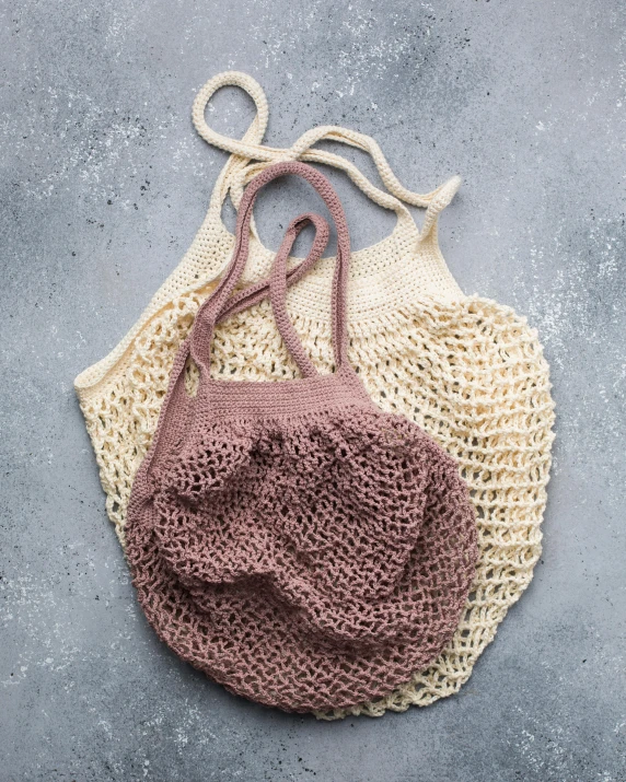 this is an image of a bag that is crocheted