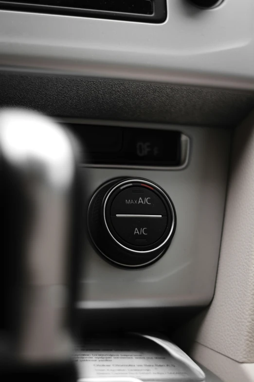 a control panel on the inside of a vehicle