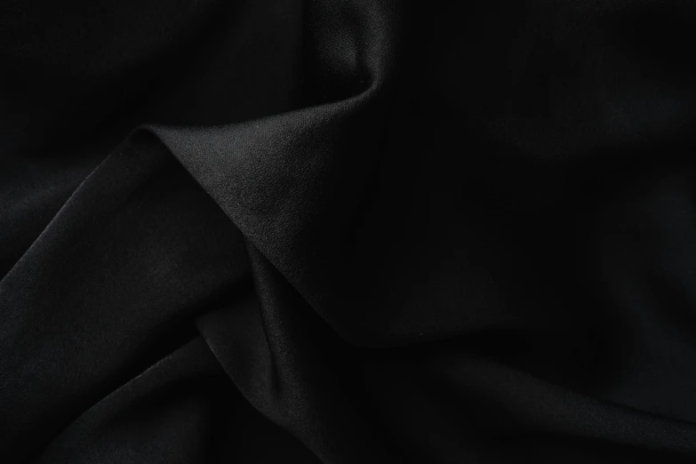 black color fabric material made in the usa