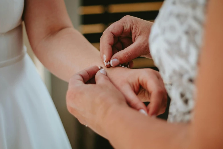 a close up of a person lighting a wedding cigarette