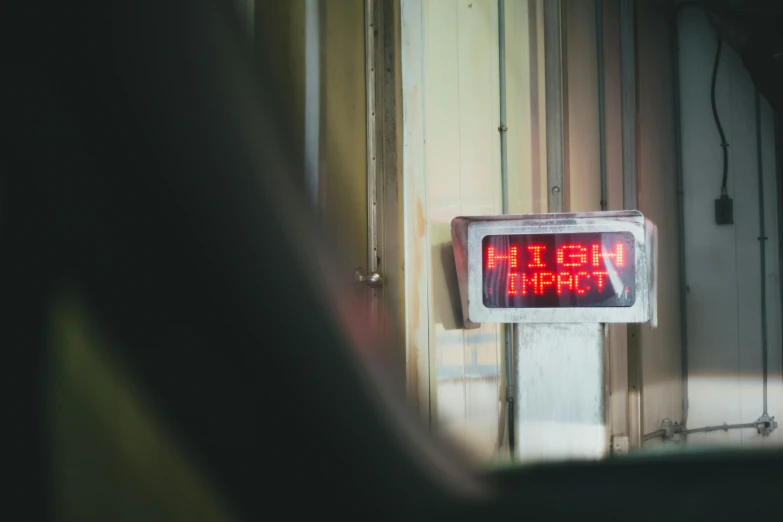 a digital sign that is showing how high the temperature can get