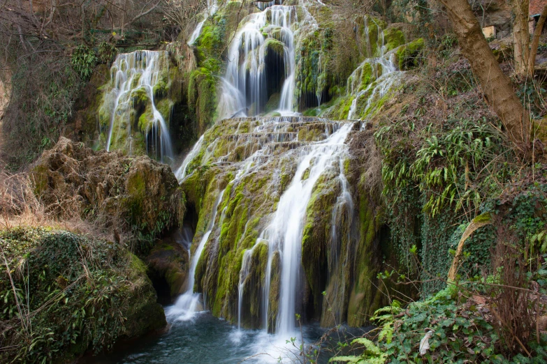 the waterfalls are beautiful in their natural habitat