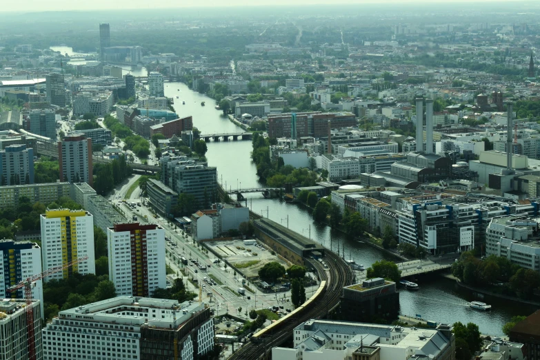 an image of the cityscape from a tall building