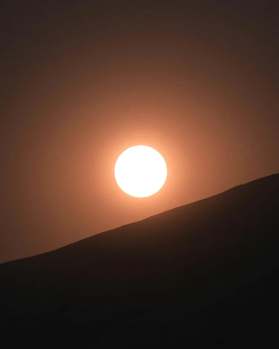 a group of birds flying over a large round sun