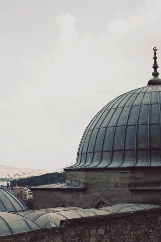 a large dome on the top of a wall