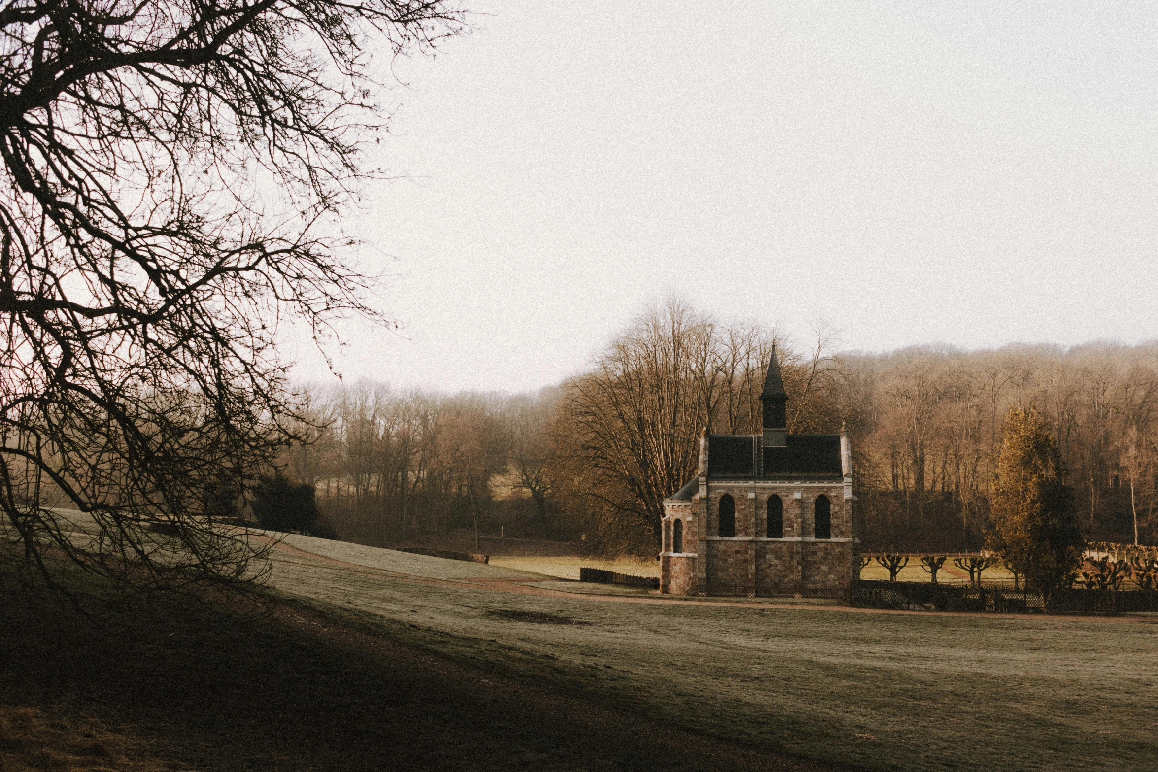 an old po of a very pretty church