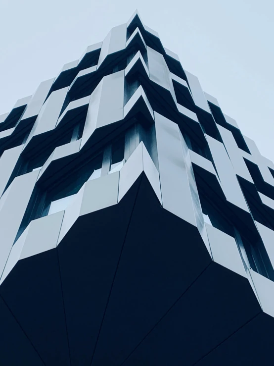 an image of a tall building with many squares