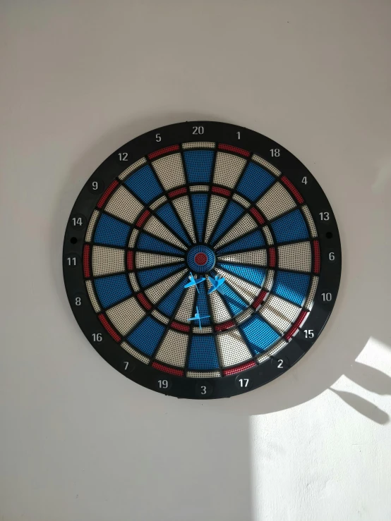 a dart on the wall with no other object