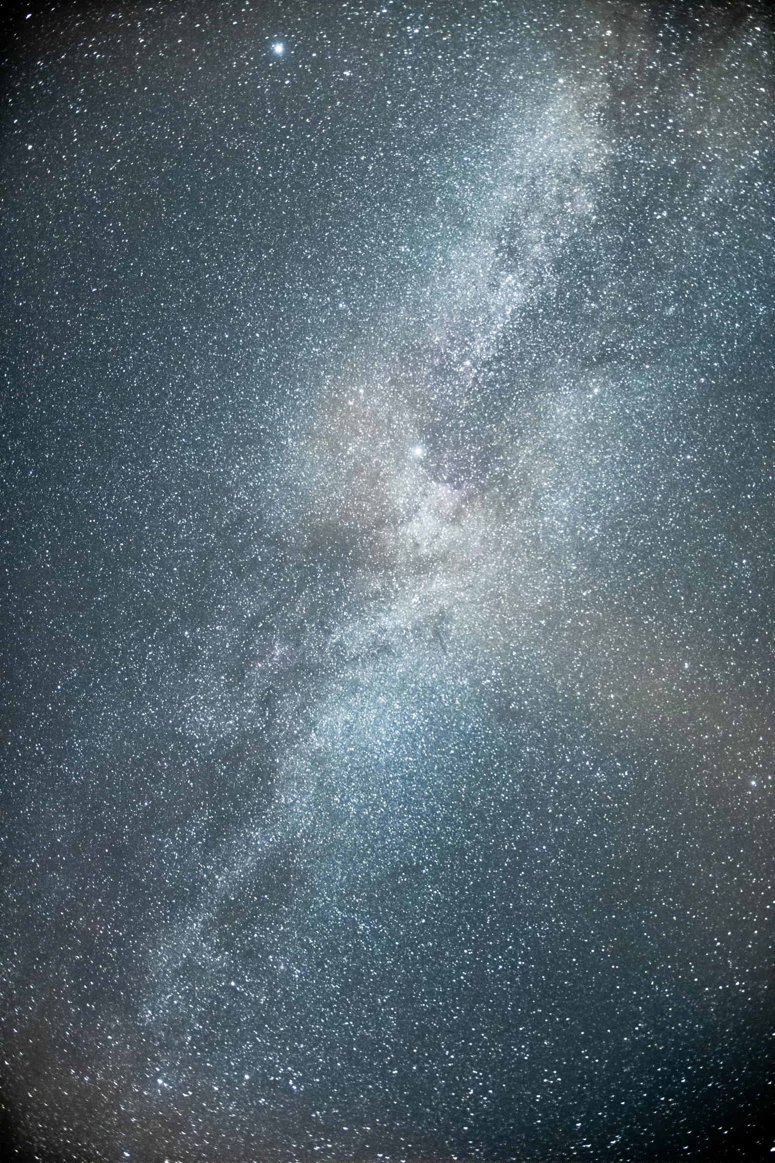 a view of the night sky full of stars