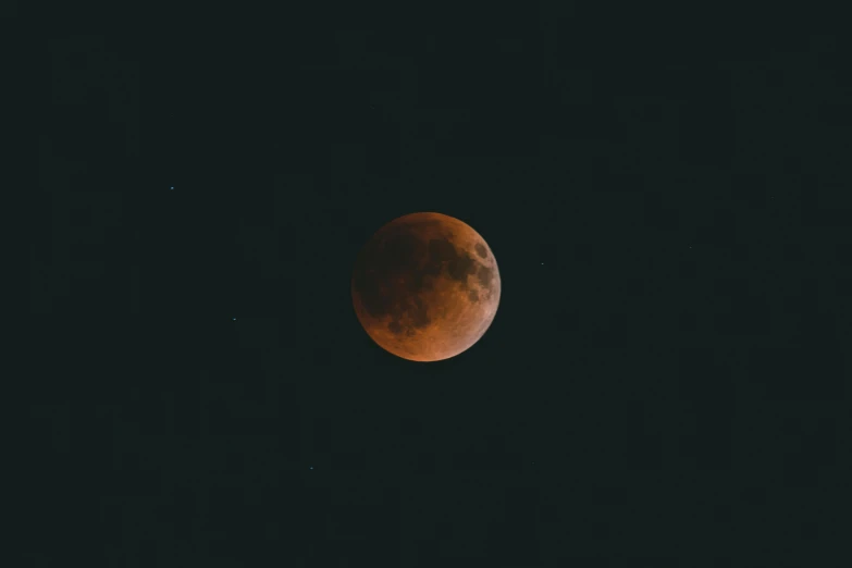 the moon in the dark sky is dark and cloudy