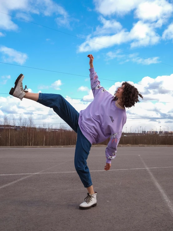 a man doing a cartwheel trick on his skateboard