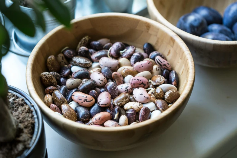 this is an image of various fruits in bowls