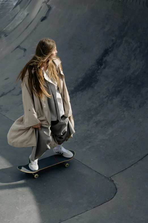 a person on a skate board at a skate park