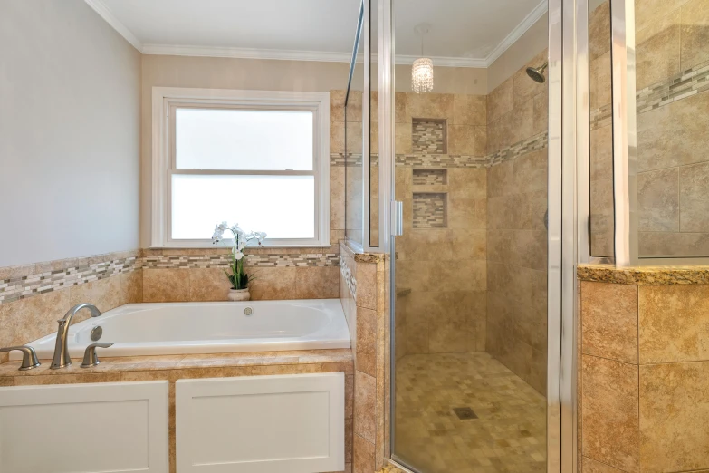 a bath tub and sink in a bathroom