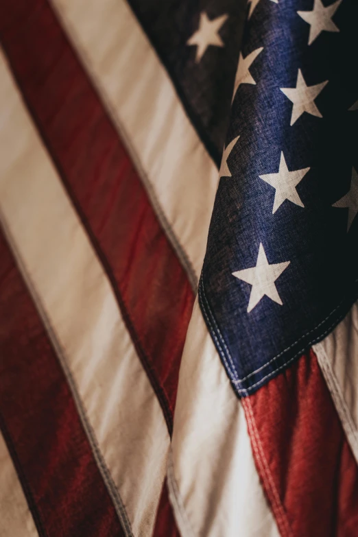 a usa flag with a patriotic blue and white stripe