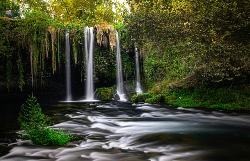 a stream that has some water in it