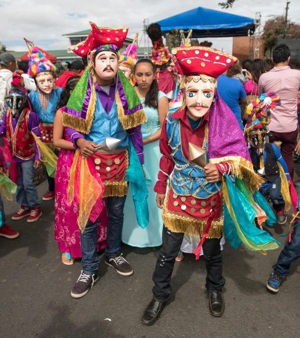 some children dressed in costume at an event