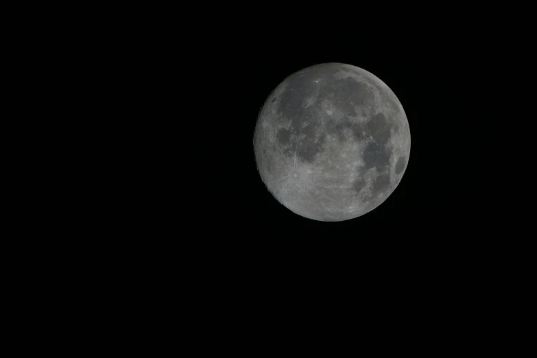 a close up view of the moon with a dark background