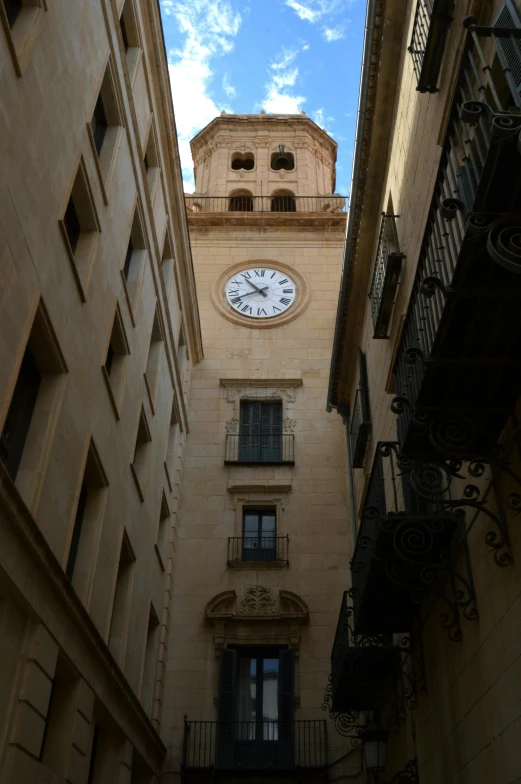 a very tall building with a clock tower