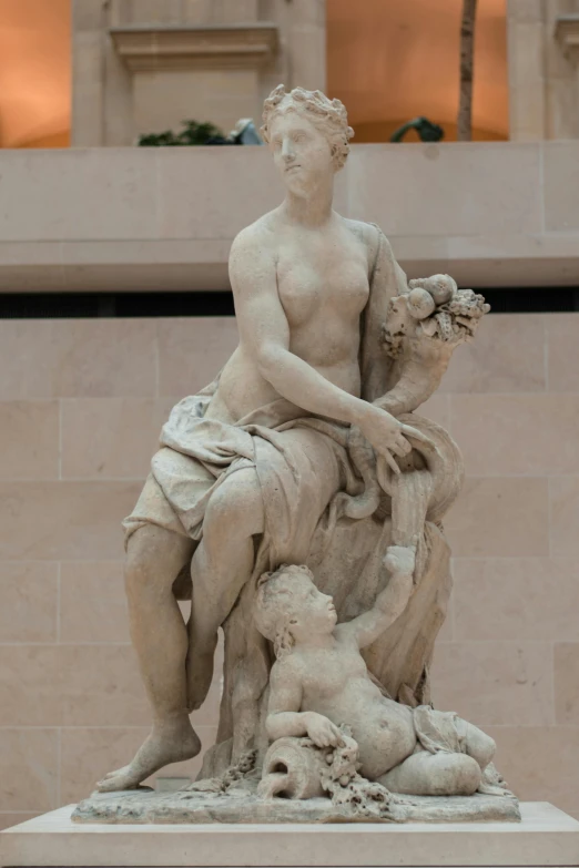 a sculpture of the greek god carylis