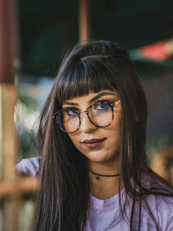 an image of a woman wearing glasses