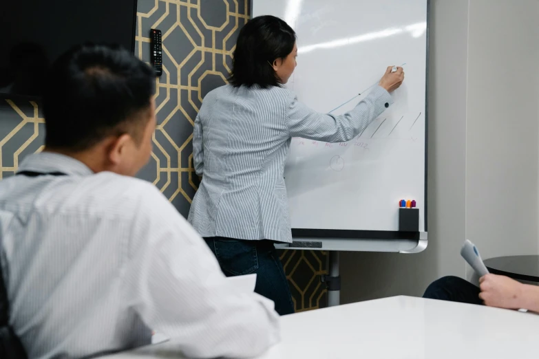 an image of a man giving a presentation to other people