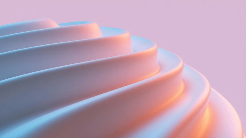 a light pink po of some wavy lines