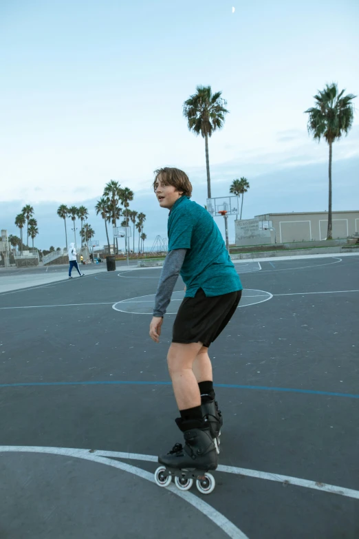 the person on a skateboard is wearing knee pads