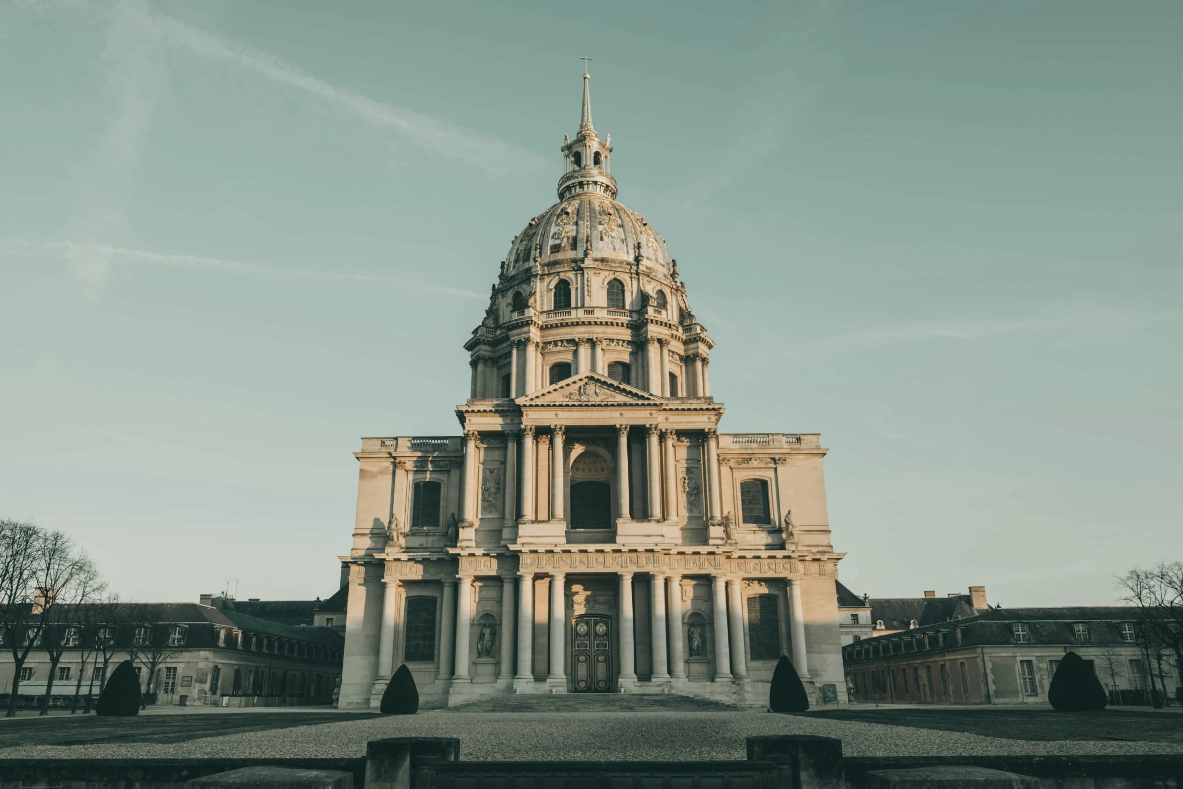 a po of a large building with a spire on top