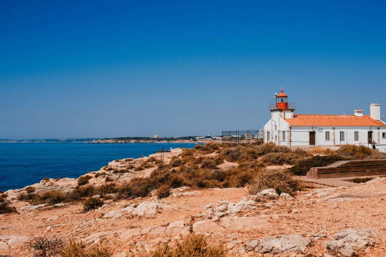 the lighthouse is very old and has been built