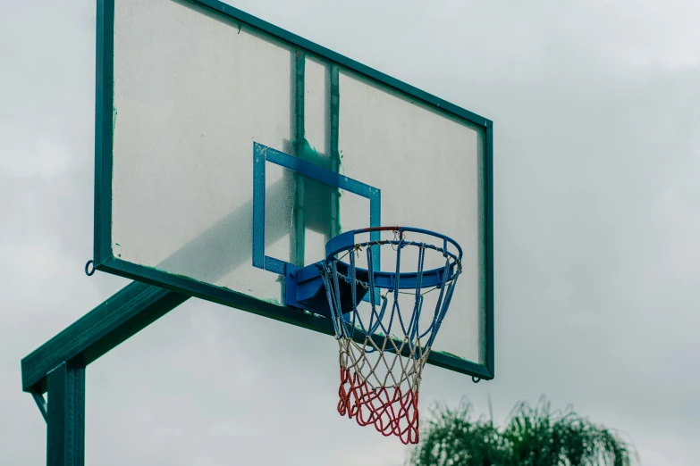 an image of a basketball hoop in the air