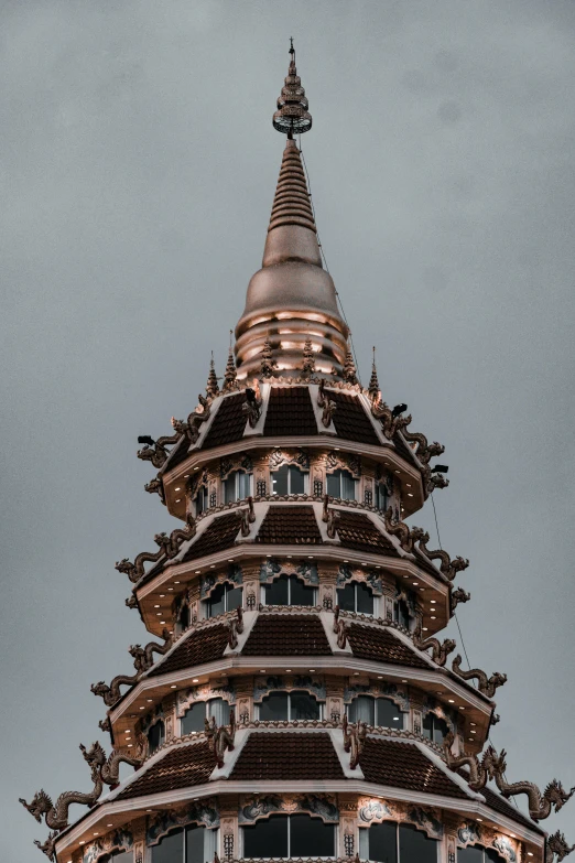 an oriental building in an oriental country