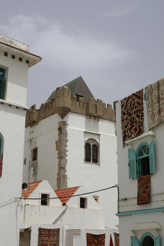 a castle like structure with windows in it