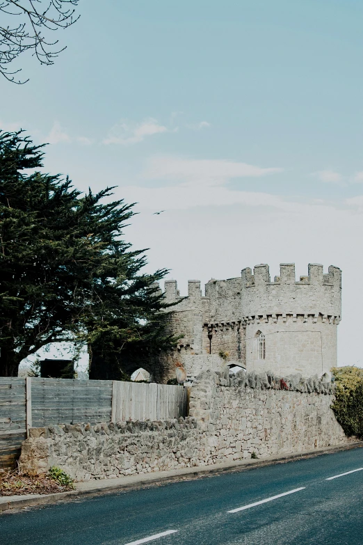 a very old, brick and stone castle like structure