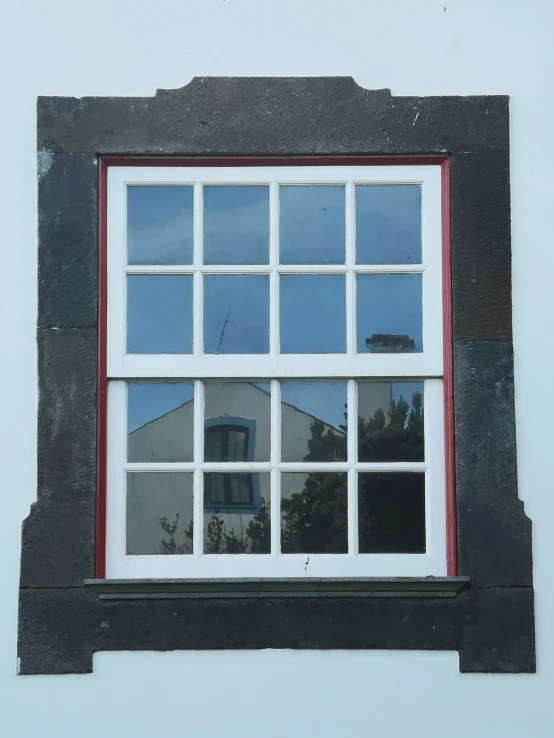 a picture of the outside windows of a building