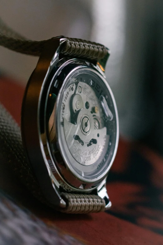 an odd looking watch with some time face