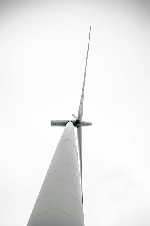 the front of a wind turbine with it's turbine removed