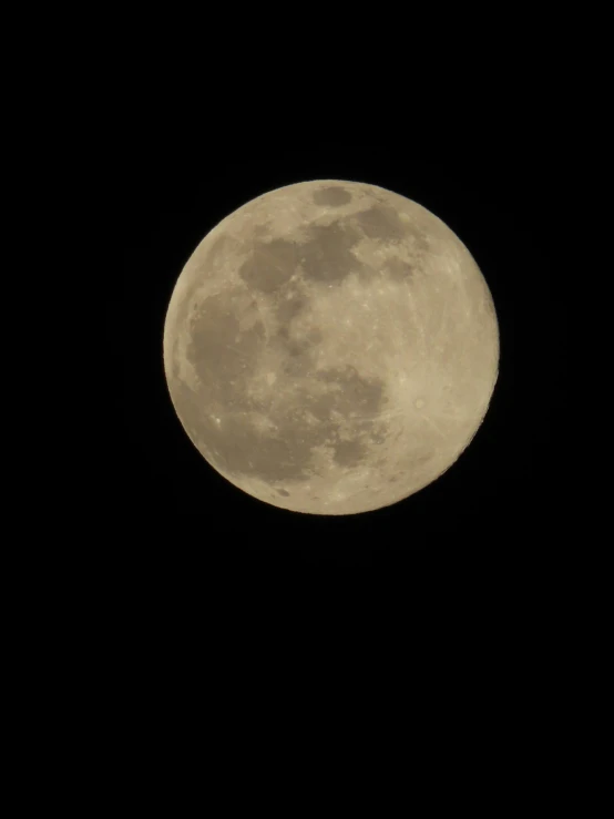 the full moon in the dark sky with clouds