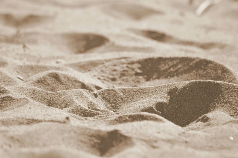 the sand was very soft and soft to touch