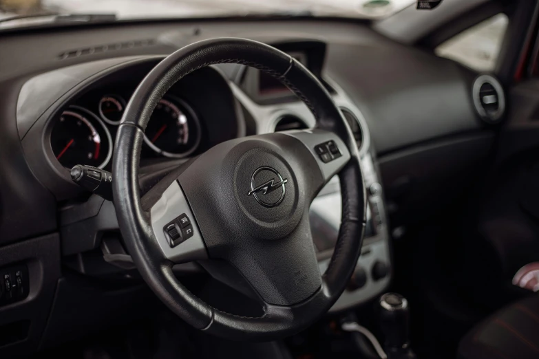 the dashboard of a car with ons and control controls