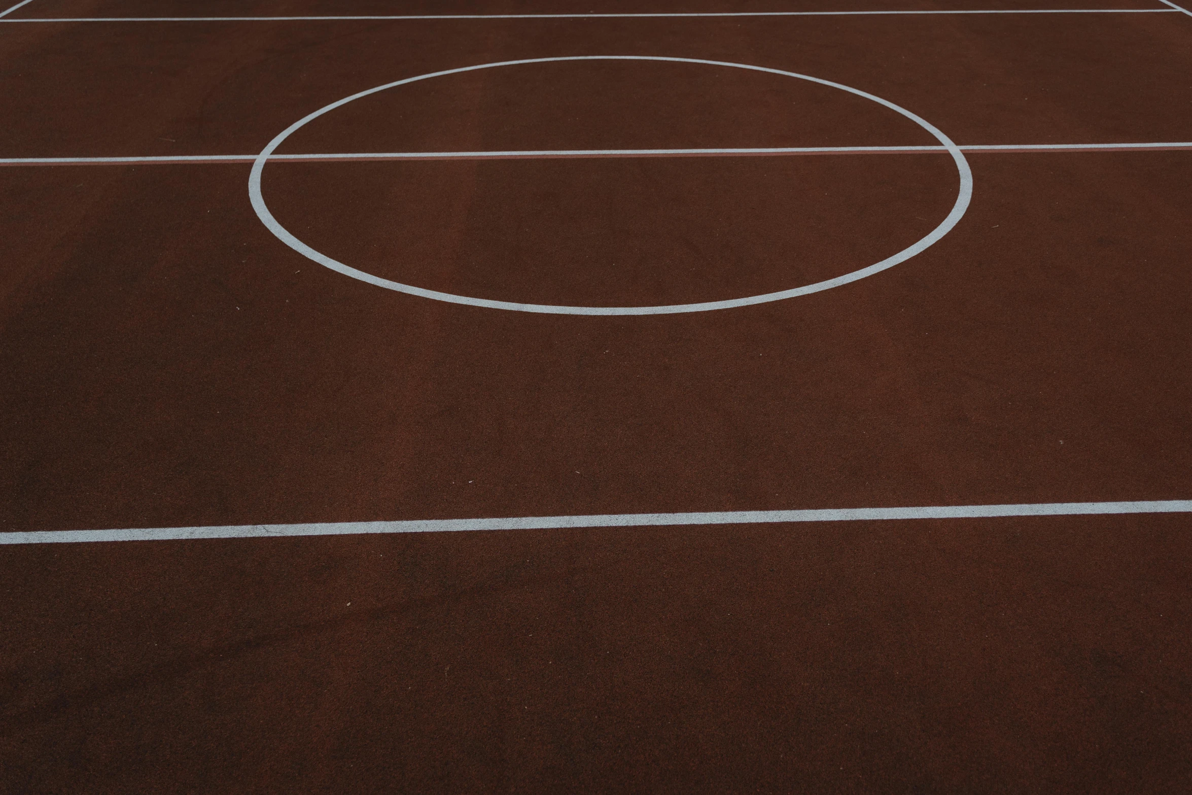 the lines of a basketball court are lined up